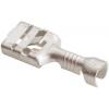 TE Connectivity Zásuvný konektor, řada: FASTIN-FASTON .250 Neizolované, 6.35 x 0.81 mm, Černá Vnitřní, celková délka:
