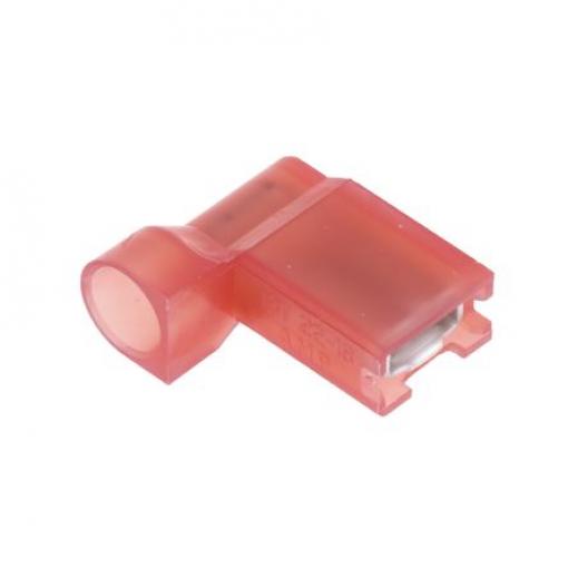 TE Connectivity Zásuvný konektor, řada: Ultra-Fast .187 Izolované, 4.75 x 0.81 mm, Červená Vnitřní, celková délka: 16.14