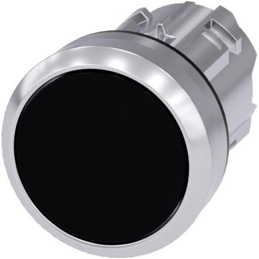 Siemens Tlačítkový spínač, řada: SIRIUS ACT Černá Blokování, průměr výřezu: 22 mm IP66, IP67, IP69K