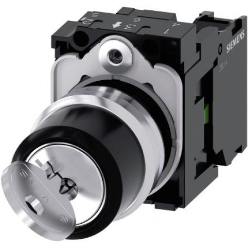 Siemens Spínač s klíčem IP67, IP66, IP69 SPST 2 pozic 70 °C Ronis -25 °C