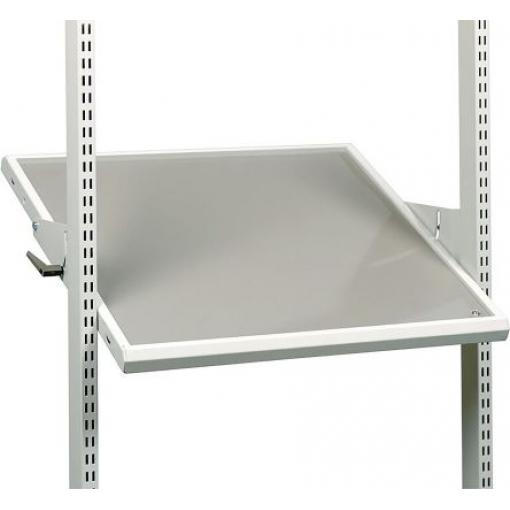 Nastavitelná police, Ocel barva Šedá x 470 mm 650 mm nosnost 99.79 kg Treston
