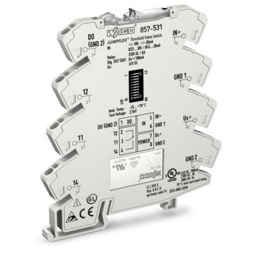 Převodník signálu, řada: Jumpflex Proud/napětí UL Digitální, Relé WAGO 24 V dc