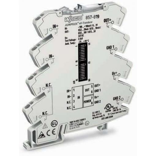 Převodník signálu, řada: Jumpflex Napětí ATEX, IECEx Proud/napětí WAGO 24 V dc