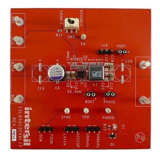 Snižující regulátor Renesas Electronics, pro použití s: Synchronní snižující regulátor ISL85012