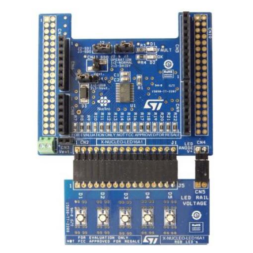 Vyhodnocovací deska Rozšiřující deska LED ovladač STMicroelectronics LED1642GW, pro použití s: STM32 Nucleo