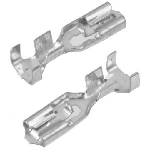 TE Connectivity Zásuvný konektor, řada: Positive Lock .187 Mk II Neizolované, 4.75 x 0.51 mm, Černá Vnitřní, celková