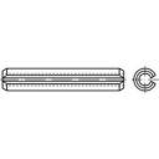 TOOLCRAFT TO-411165 upínací kolíky (Ø x d) 20 mm x 85 mm pružinová ocel 10 ks