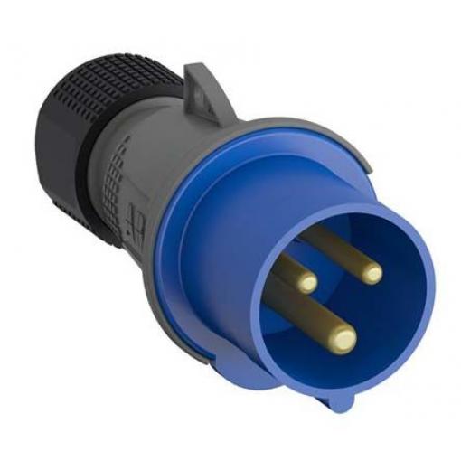 Amphenol Industrial Průmyslový napájecí konektor, řada: Easy & Safe, IP44, Kabel, formát pólů: 2P+PE, orientace těla: