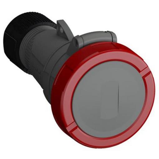 Amphenol Industrial Průmyslový napájecí konektor, řada: Easy & Safe, IP67, Kabel barva Červená, 32 A 3P+N+PE, 415 V