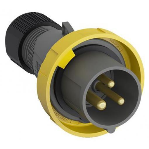 Amphenol Industrial Průmyslový napájecí konektor, řada: Easy & Safe, IP67, Kabel, formát pólů: 2P+PE, orientace těla: