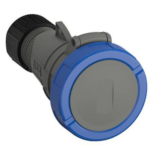 Amphenol Industrial Průmyslový napájecí konektor, řada: Easy & Safe, IP67, Kabel barva Modrá, 32 A 2P+PE, 230 V