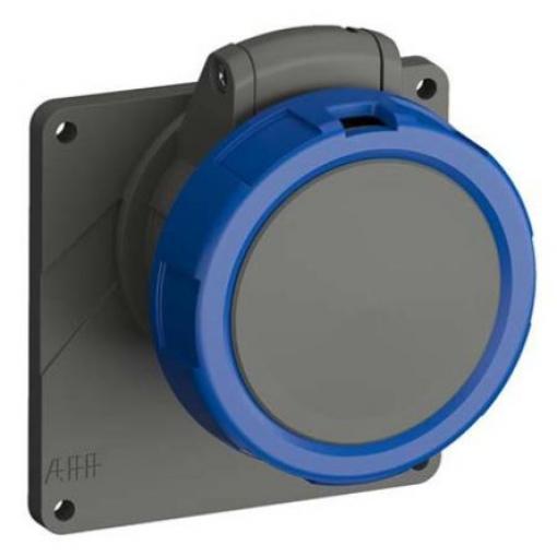 Amphenol Industrial Průmyslový napájecí konektor, řada: Easy & Safe, IP67, Panel barva Modrá, 16 A 2P+PE, 230 V
