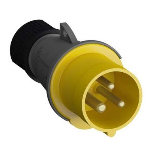 Amphenol Industrial Průmyslový napájecí konektor, řada: Easy & Safe, IP44, Kabel, formát pólů: 2P+PE, orientace těla: