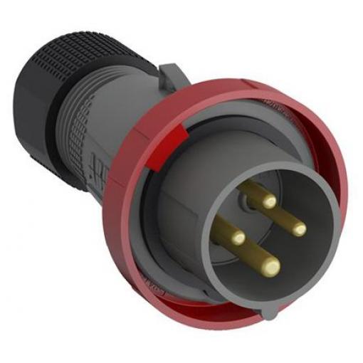 Amphenol Industrial Průmyslový napájecí konektor, řada: Easy & Safe, IP67, Kabel, formát pólů: 3P+PE, orientace těla: