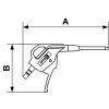 Vzduchová pistole 70 °C -15 °C, ISOC 6 BSP 6 bar PREVOST