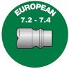 Zástrčka pro pneumatickou rychlospojku, řada: ERP 07, Tepelně zušlechtěná ocel 10mm PREVOST