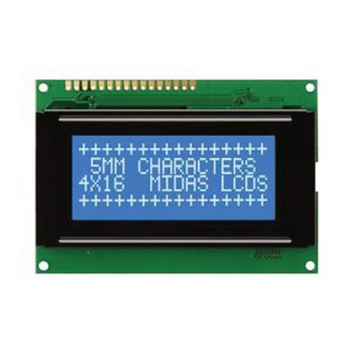 MC41605A6W-BNMLW-V2 podsvícení LED Modrá Midas 4 x 16