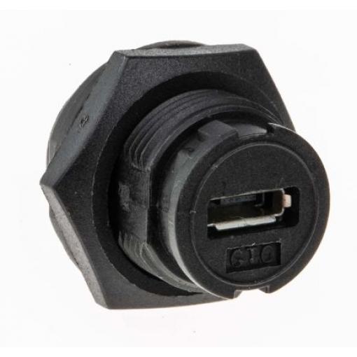 RS PRO Konektor USB, řada: GTC Sealed Zásuvka/zásuvka, počet portů: 1portový, orientace těla: Rovný Micro USB typu AB na