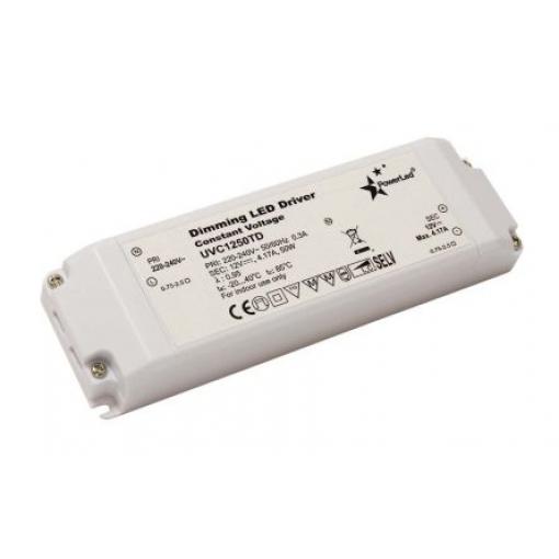 Budič LED UVC1250TD 12V 4.16A 50W konstantní napětí PowerLED