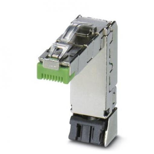 Phoenix Contact Konektor RJ45, řada: CUC-IND-C1ZNI-T/R4IE8 Vnější Cat5, počet cest: 8, Pravý úhel, Kabel Stíněné, počet