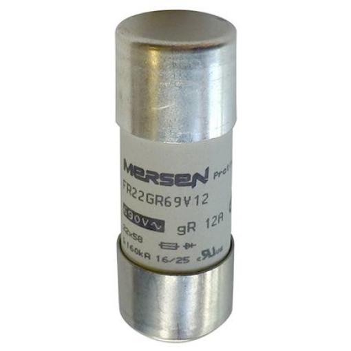 Kazetová pojistka 63A FF 22 x 58 mm Mersen Keramika 700V ac