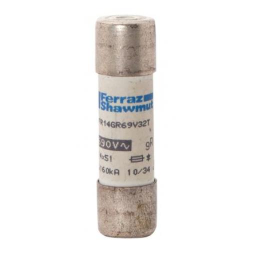 Kazetová pojistka 12A FF 14 x 51 mm Mersen Keramika 700V ac