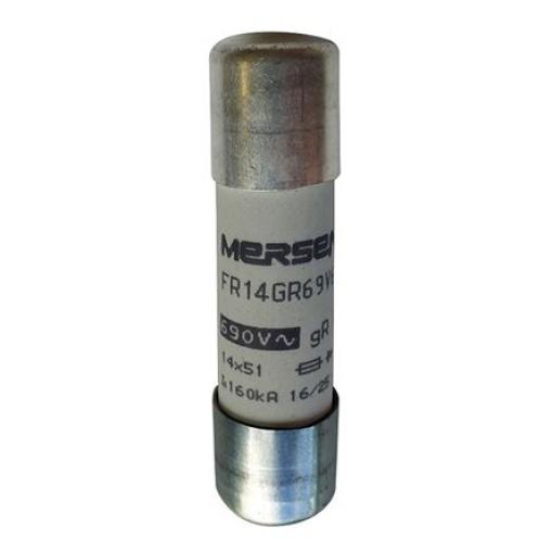 Kazetová pojistka 10A FF 14 x 51 mm Mersen Keramika 700V ac