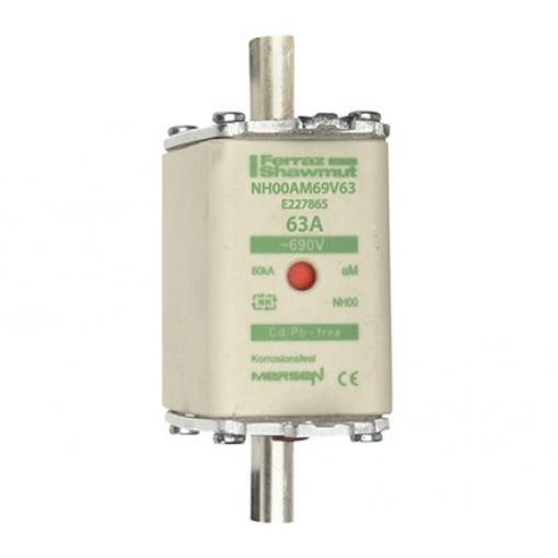 Pojistka NH 63A NH00 aM Mersen 690V ac