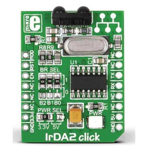 Komunikační a bezdrátový vývojový nástroj MCP2120, TFDU4101 MikroElektronika, klasifikace: Vývojová sada, pro použití s: