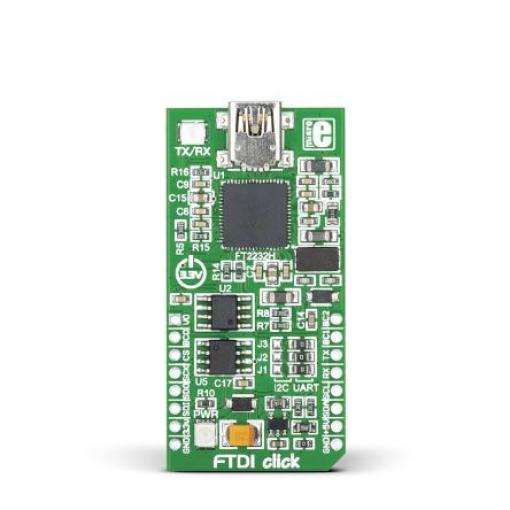 Komunikační a bezdrátový vývojový nástroj FT2232H MikroElektronika, klasifikace: Vývojová sada, pro použití s: MikroBUS