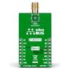 Komunikační a bezdrátový vývojový nástroj nRF24L01P RF vysílač-přijímač nRF S Click MikroElektronika, klasifikace: Deska