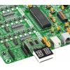 Deska displeje MIKROE-1851 Přídavná deska MikroElektronika AlphaNum G Click 2 14segmentový displej TLC5926 x 2