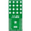 Deska displeje MIKROE-1881 Přídavná deska MikroElektronika 4x4 RGB Click Displej LED s bodovou maticí WS2812, MCP1826