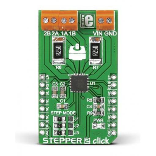 Vyhodnocovací deska Stepper 2 Click Krokový motor MikroElektronika A4988, pro použití s: MikroBUS