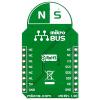 Hallův snímač, klasifikace: Deska mikroBus Click for MLX90333 3D Hall Click MIKROE-1987 MikroElektronika