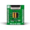 Deska displeje MIKROE-2100 Přídavná deska MikroElektronika Riverdi Click LCD zif20, FT8xx
