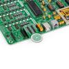 Deska displeje MIKROE-2153 Přídavná deska MikroElektronika LED kroužek R Click Displej LED s bodovou maticí 74HC595