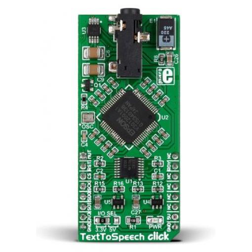 Vývojová deska MIKROE-2253 ADC/DAC for S1V30120, pro použití s: MikroBUS, klasifikace: Vývojová deska Kliknutí na převod
