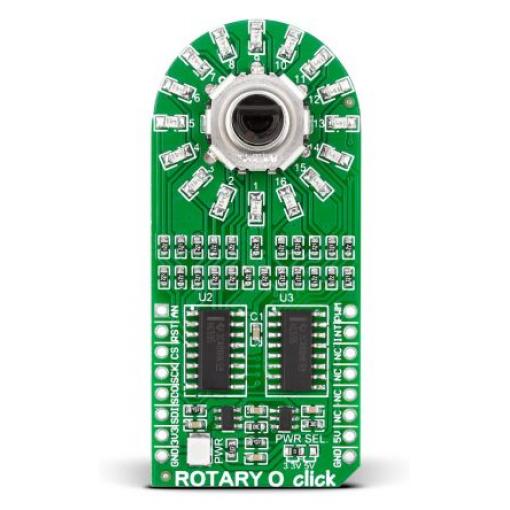 MikroElektronika Vývojová sada, Ovládací knoflík, Otočné O, klasifikace: Deska mikroBus Click