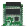 Deska displeje MIKROE-2453 Deska adaptéru MikroElektronika LCD Mini Click LCD 2x16 Monochrome Character Display