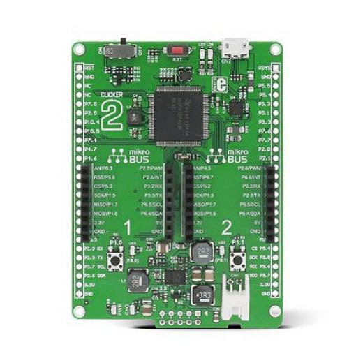 Vývojová sada mikrokontroléru, MSP432, ARM, Procesor, MCU, ARM Cortex M4, Clicker 2 MSP432, Přídavná deska