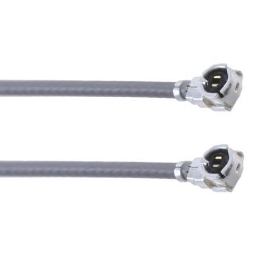 Koaxiální kabel, řada: U.FL, Černá Vnitřní Polybutylentereftalát, A: UFL Vnitřní, B: UFL 500 mm Hirose