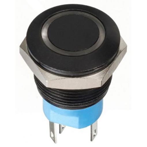 APEM Tlačítkový spínač, řada: AV IP67 DPDT Panel Okamžité 19.2 mm 1 A 30 V dc