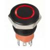 APEM Tlačítkový spínač, řada: AV IP67 DPST Panel Okamžité Osvětlené 19.2 mm 1 A, barva LED: Červená 30 V dc