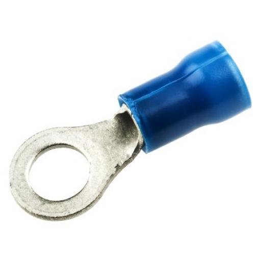 Krimpovací kroužková svorka, řada: PLASTI-GRIP, pokovení: Cín, M5, Modrá, 90 °C, min. AWG: 16 AWG, max. AWG: 14 AWG,