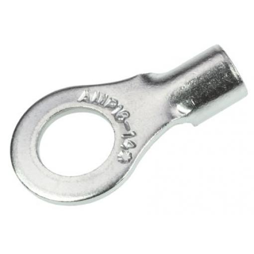Očková koncovka, řada: STRATO-THERM, pokovení: Nikl, M5, 343 °C, min. AWG: 16 AWG, max. AWG: 14 AWG, Neizolované, TE