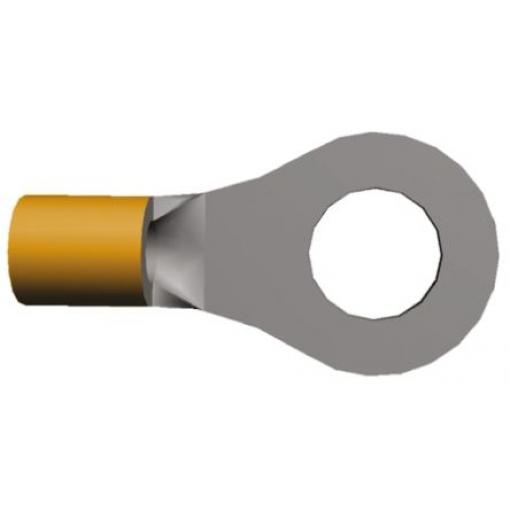 Očková koncovka, řada: STRATO-THERM, M4, 649 °C, min. AWG: 16 AWG, max. AWG: 14 AWG, Neizolované, TE Connectivity