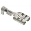TE Connectivity Zásuvný konektor, řada: FASTIN-FASTON .250 Neizolované, 6.35 x 0.81 mm, Černá Vnitřní, celková délka: