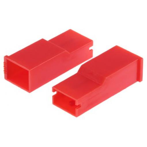 Pouzdro krimpovací svorky, řada: Positive Lock .250, počet kontaktů: 1, Polyamid, Červená TE Connectivity
