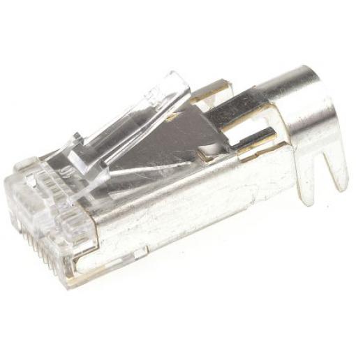 Hirose Konektor RJ45, řada: TM21P Vnější Cat5e, počet cest: 8, Rovný, Kabel STP, počet portů: 1portový